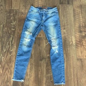 Joe’s Jeans The Icon Blue Mid-rise skinny Jeans